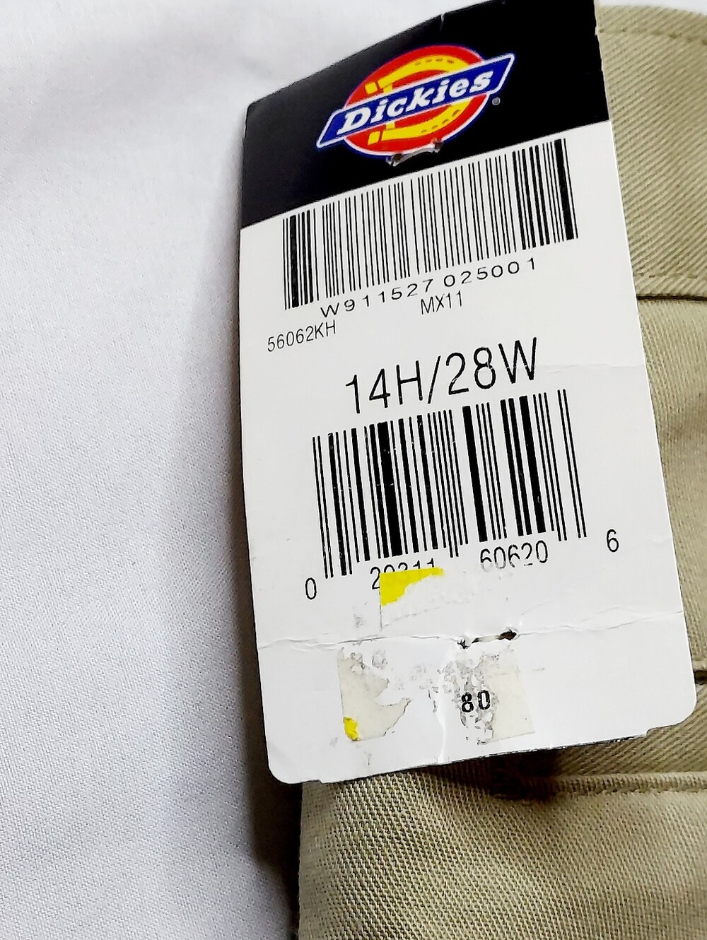 DICKIES SCHOOL WEAR FLAT FRONT BOYS PANTS SIZE 14H/28W. Nwt. - Picture 2 of 9